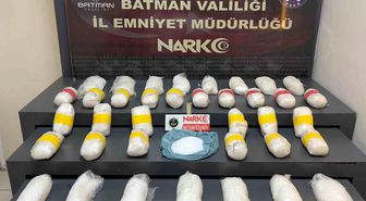 Batman'da uyuşturucu operasyonu: 19 kilo metamfetamin ele geçirildi
