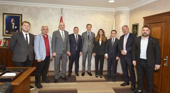 Belçika Büyükelçisi Van de Velde, TTSO'yu ziyaret etti