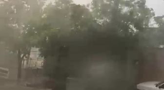 Manisa'da sağanak ve fırtına etkili oldu