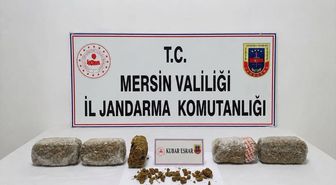 Mersin'de 6 kilo 300 gram esrar ele geçirildi