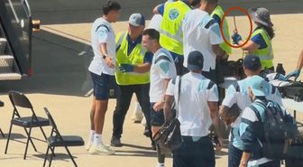Messi'nin neden gülme krizine girdiği belli oldu! Takım arkadaşının valizinden çıktı