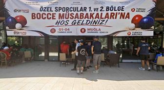 Özel sporcular Bocce Türkiye şampiyonası Muğla'da başladı