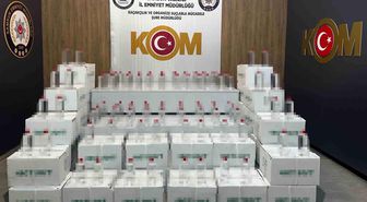 Samsun'da 900 litre kaçak etil alkol ele geçirildi