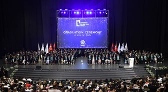 Türkiye Maarif Vakfına bağlı Tiran New York Üniversitesi'nde mezuniyet töreni düzenlendi