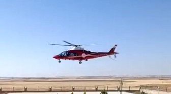 Yenidoğan bebeğe ambulans helikopter