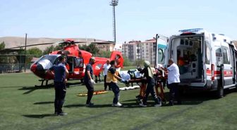 93 yaşındaki hasta hava ambulansıyla Malatya'ya sevk edildi