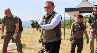Bilecik'te 300 kınalı keklik doğaya salındı