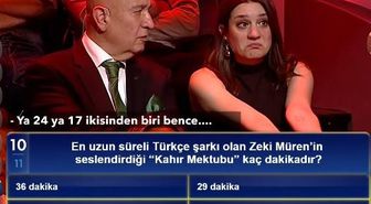 En uzun süreli Türkçe şarkı olan Zeki Müren'in seslendirdiği 'Kahir Mektubu' kaç dakikadır?