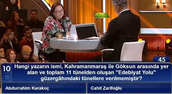 Hangi yazarın ismi, Kahramanmaraş ile Göksun arasında yer alan ve toplam 11 tünelden oluşan 'Edebiyat Yolu' güzergâhındaki tünellere verilmemiştir?