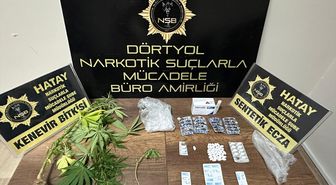 Hatay'da uyuşturucu operasyonunda 3 şüpheli yakalandı