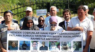 Havai fişek fabrikasındaki patlamada hayatını kaybeden işçiler anıldı