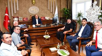 Hekimhan heyetinden DSİ Elazığ Bölge Müdürlüğüne ziyaret