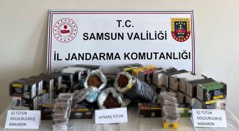 Jandarmadan kaçak tütün operasyonu