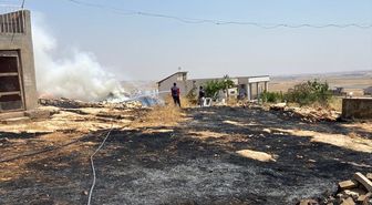 Mardin'de çıkan anız yangınına müdahale ediliyor
