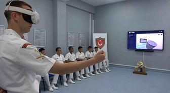 MSÜ Deniz Astsubay Okulu'nda yapay zeka ve VR destekli Mavi Vatan eğitimi