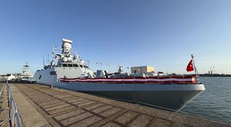 Milli savaş gemisi TCG Burgazada, Belçika'da düzenlenen törenle ziyarete açıldı