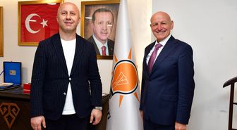 Terme Belediye Başkanı Kul'dan AK Parti İlçe Başkanlığına atanan Ertan'a ziyaret