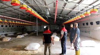 TKDK hibesiyle kurulan broiler işletmesi incelendi
