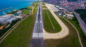 100 milyon ton kaya ile deniz doldurularak Trabzon'a yeni havalimanı inşa edilecek