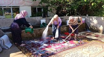 Yozgat'ta geleneksel halı yıkama mesaisi başladı