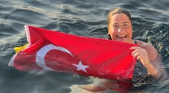 Aysu Türkoğlu, Tsugaru Kanalı'nı geçti