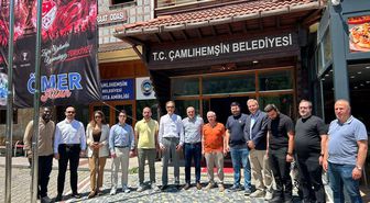 Belçika'nın Türkiye Büyükelçisi Çamlıhemşin Belediyesini ziyaret etti