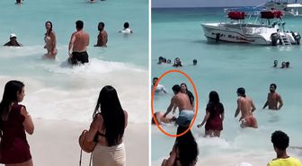 Dünyaca ünlü turizm cennetinde kadına şiddet skandalı: Kalabalığın gözü önünde saldırdı