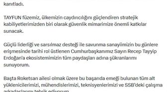 TAYFUN Füzesi BLOK-3 Versiyonu Hareketli Hedefi Tam İsabetle Vurdu