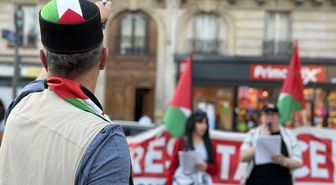 İsrail'in Gazze'deki soykırımda öldürdüğü Filistinliler, Paris'te anıldı