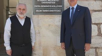 Kültür ve Turizm Bakanı Ersoy, bilim tarihçisi Prof. Dr. İhsan Fazlıoğlu ile görüştü