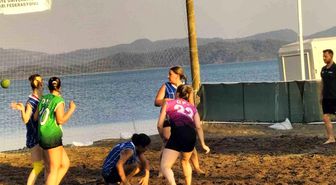 Plaj Hentbolu Köyceğiz'de tüm heyecanı ile devam ediyor