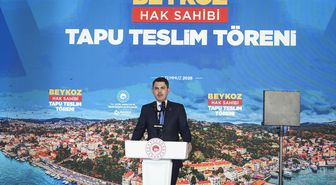 Beykoz'da 1071 hak sahibine tapu sevinci