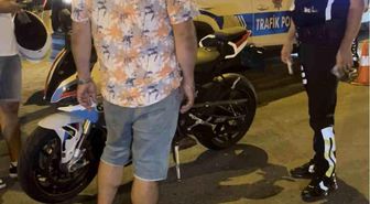 Çorlu'da akrobatik hareketler yapan motosikletliye ağır ceza