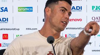 Cristiano Ronaldo'dan gazetecilere fırça