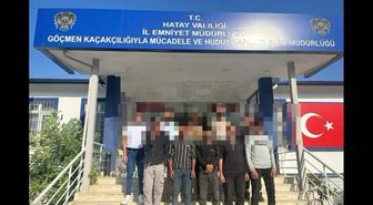 Hatay'da 9 göçmen yakalandı; 1 organizatör tutuklandı