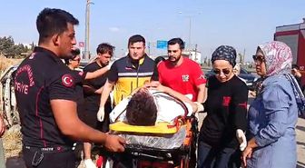 Kahramanmaraş'ta otomobil takla attı: 2 yaralı