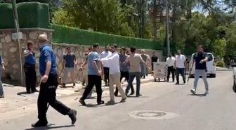 Kavga eden şahıslara biber gazıyla müdahale edildi