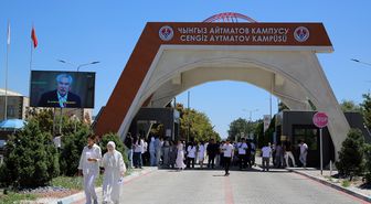 Kırgızistan-Türkiye Manas Üniversitesi giriş sınavı yapıldı