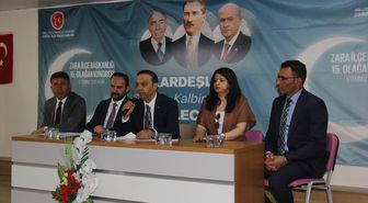 MHP Zara İlçe Başkanlığına Erdem Yiğit yeniden seçildi