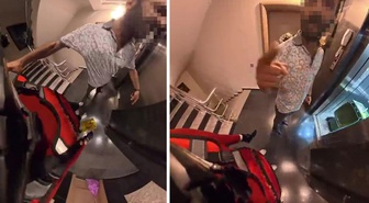 Apartman görevlisinden kadın kuryeye çirkin saldırı