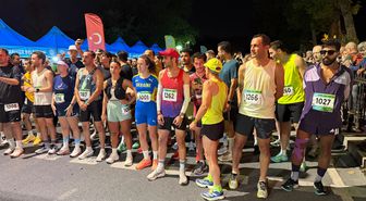Sarıyer'de Türkiye'nin ilk gece maratonu düzenlendi