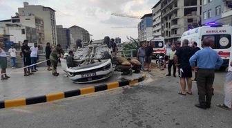 Takla atan otomobilde 19 ve 23 yaşındaki 2 genç can verdi