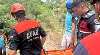 Yürüyüş sırasında ayağı kırılan vatandaşı AFAD kurtardı
