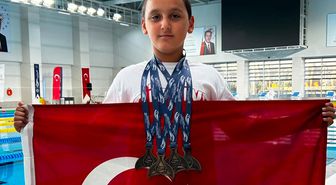 11 yaşındaki Karabüklü sporcudan Dünya Kupası'nda tarihi başarı