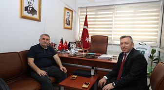 AÇÜ Rektörü Aydın'dan Valilik Basın Müdürlüğü'ne ziyaret