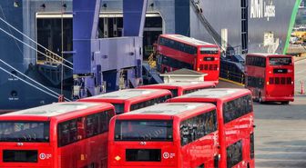 Albüm: Çin, İngiltere'ye 22 Adet Byd Marka Elektrikli Çift Katlı Otobüs Gönderdi