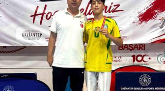 Arabanlı Taekwondocu bölge şampiyonu Ahmet Öztürk Gaziantep'i temsil edecek