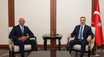 Bakan Fidan, ABD Büyükelçisi Barrack'ı kabul etti