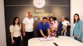 Bilecik'te koruyucu aile sözleşmesi imzalandı