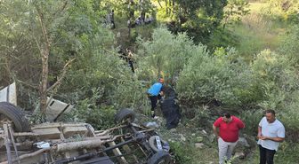 Bingöl'de kamyonet uçuruma yuvarlandı: 3 ölü, 2 yaralı